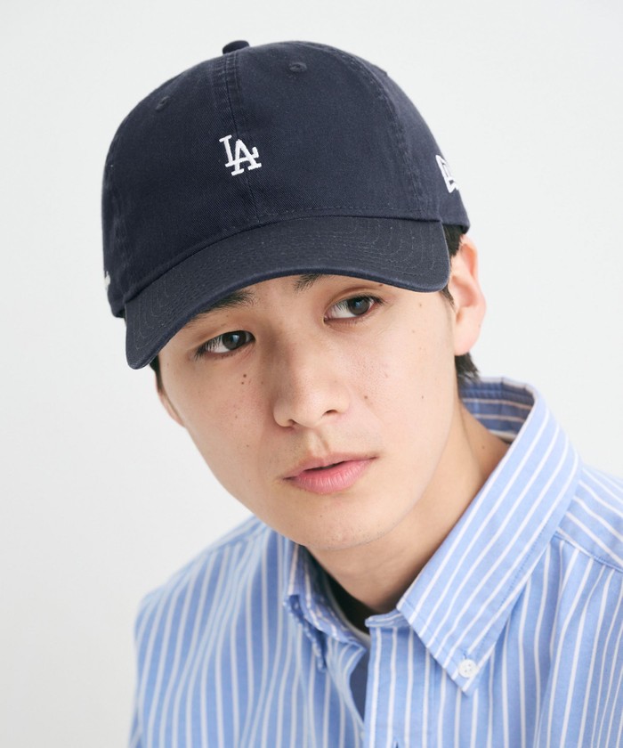 別注】＜NEW ERA＞サイド 刺繍 ミ二ロゴ ベースボール キャップ