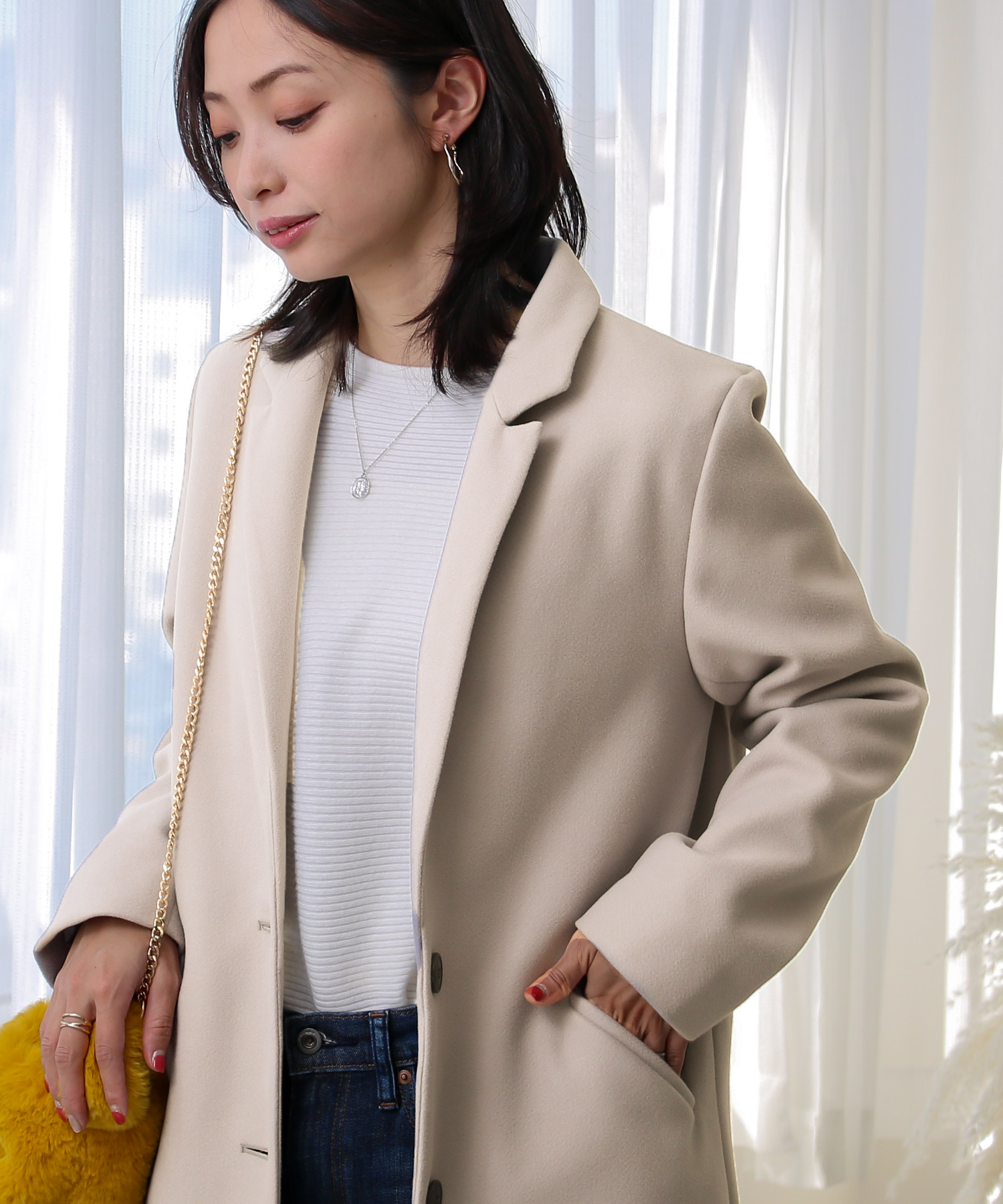 クーポン】【セール16%OFF】チェスターコート(500607336) | ソーシャル