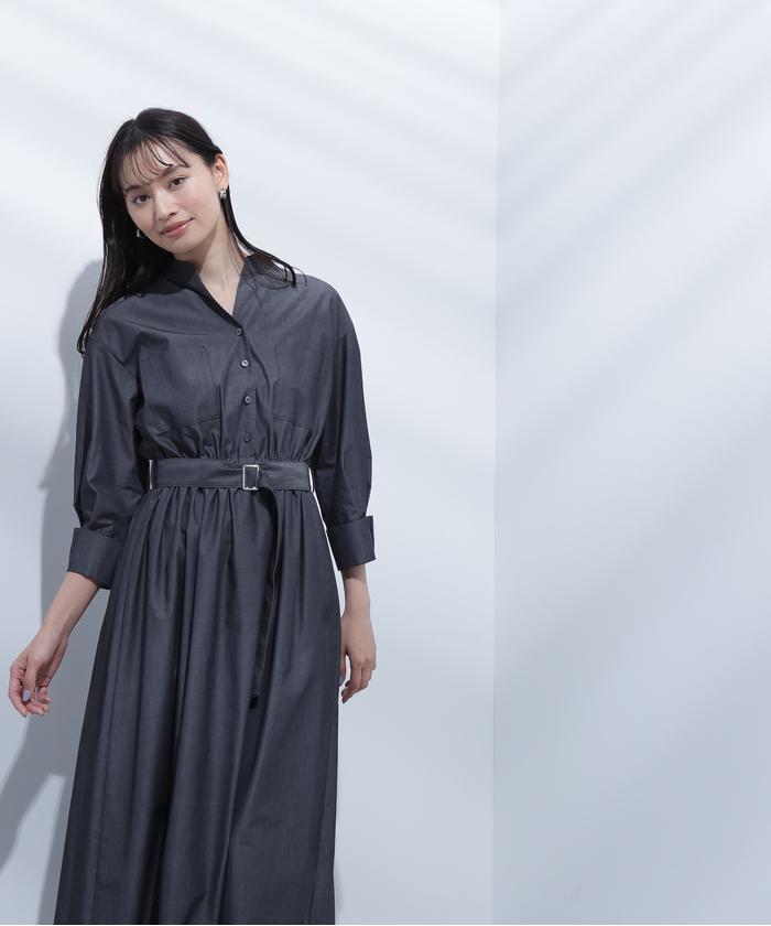 ダブルポケットフォルムワンピース NATURAL BEAUTY BASIC NATURAL BEAUTY BASIC｜ダブルポケットフォルムワンピース