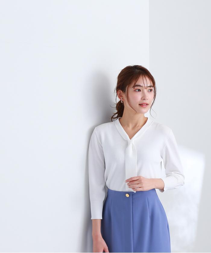 セール 30%OFF】ベーシックボウタイニット(505162227