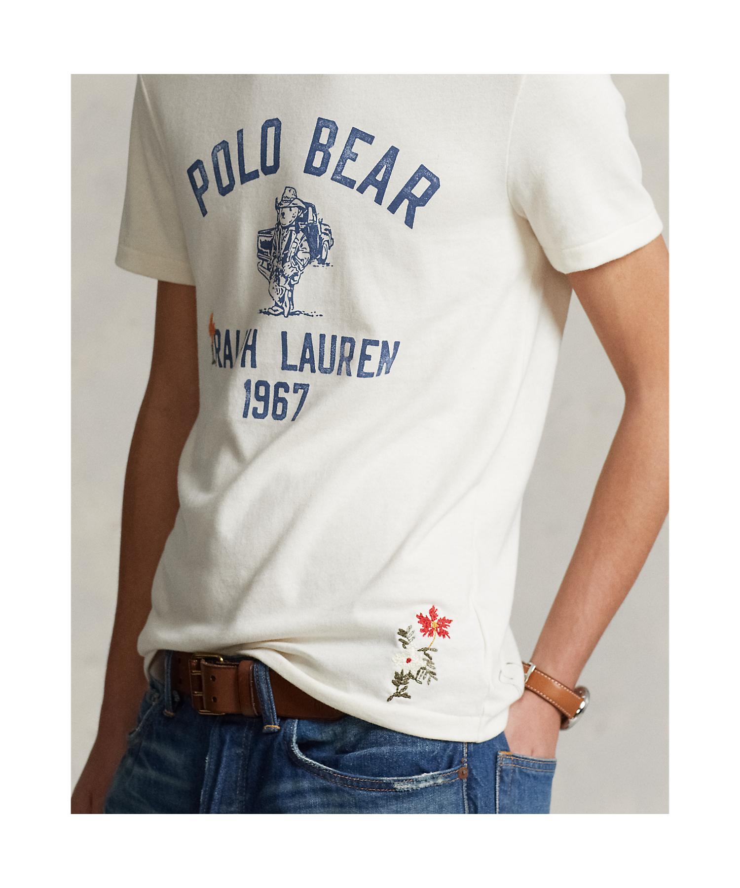 カスタム スリム フィット Polo ベア ジャージー Tシャツ(505163583