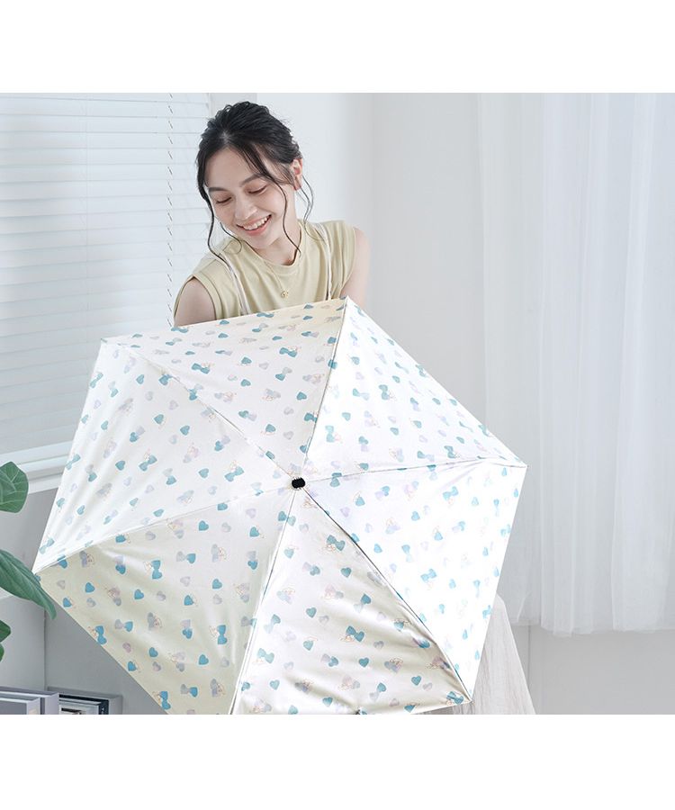 Wpc.公式】日傘 サンリオキャラクターズ 遮光ハート ミニ 50cm