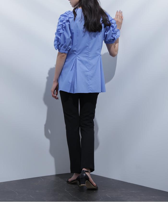 ★未使用★NATURAL BEAUTY BASICセンタースリットパンツ　黒　M セール 30%OFF】センタースリットパンツ(505164637