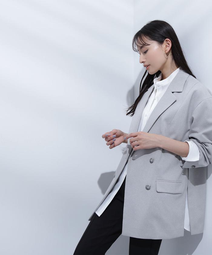 NATURAL BEAUTY BASIC tシャツ サイドスリットスムーストップス