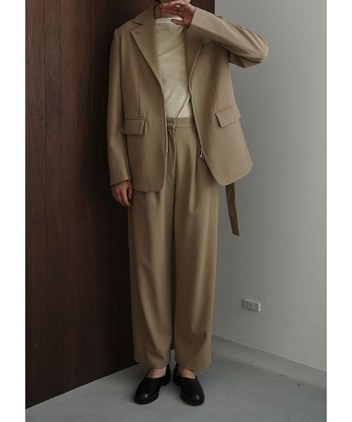 セール】TWO TUCK TAPERED PANTS（その他パンツ）｜CLANE