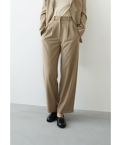 セール】【EXCLUSIVE】TWO TUCK TAPERED PANTS(505165961