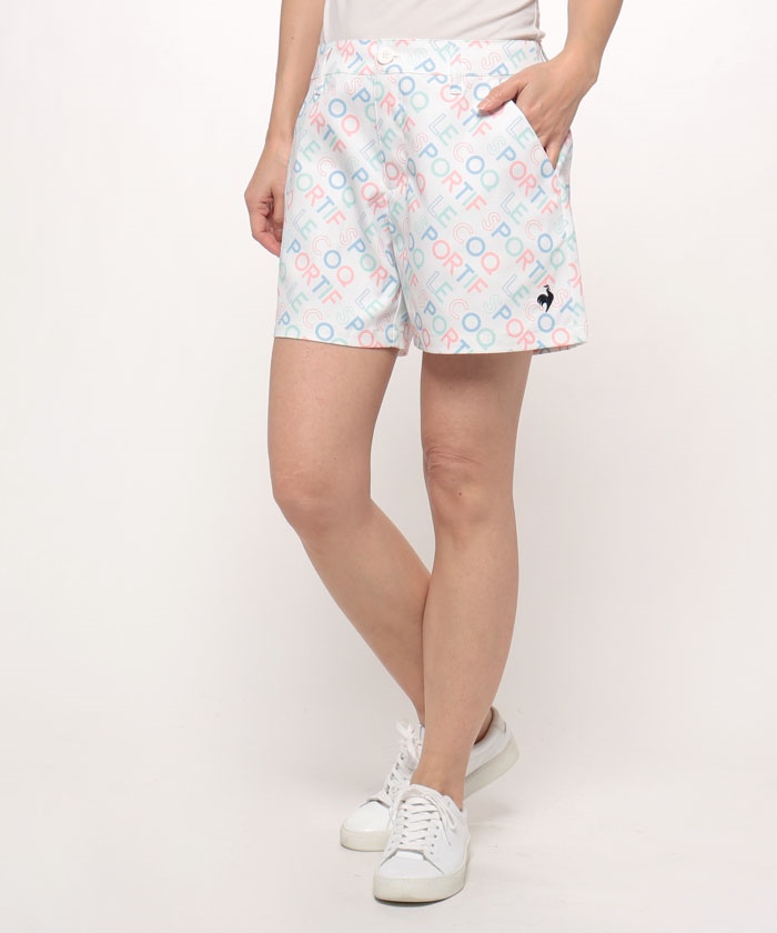セール】ロゴ柄ショートパンツ (ストレッチ)(505132123) | ルコック