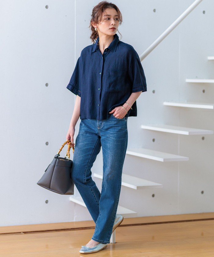 CLASSY.6月号掲載/杏さん着用】23区DENIM ボーイフィット パンツ