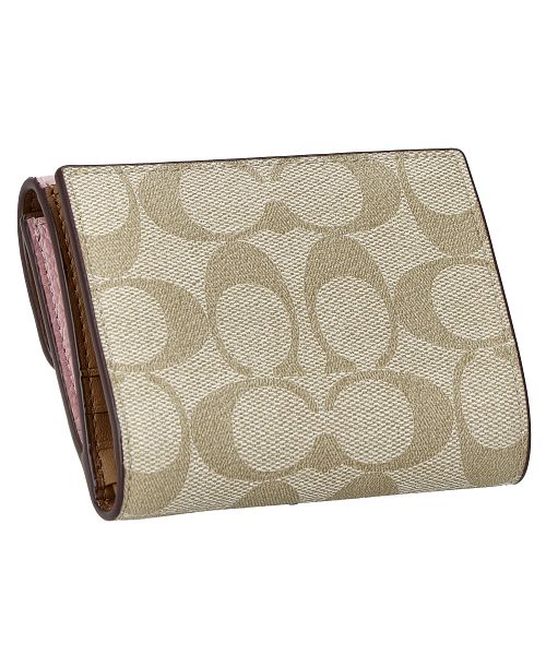 COACH CC472 ホワイト　折り財布 折り財布 COACH CC472 見づらく ホワイト