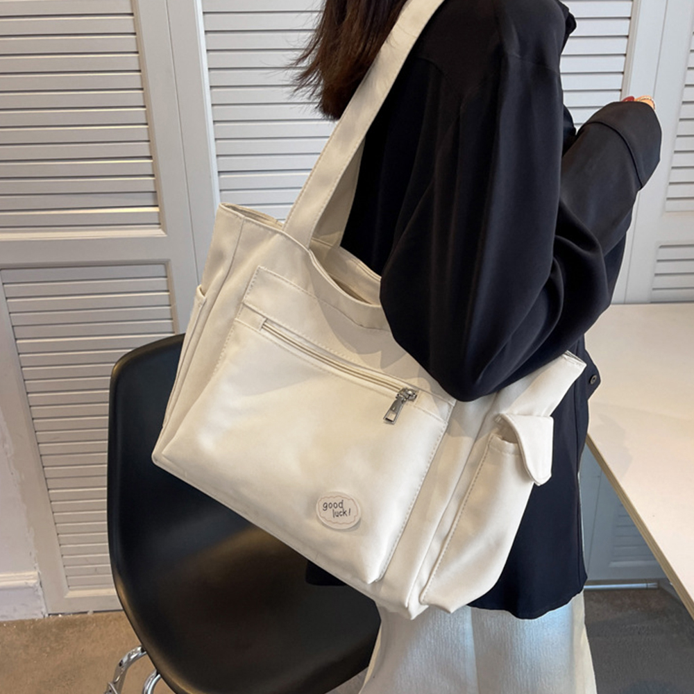 韓国デザイン ミディートート ショルダーバッグ オフィスBAG 韓国ファッション カバン バッグ ショルダーバッグ トートバッグ