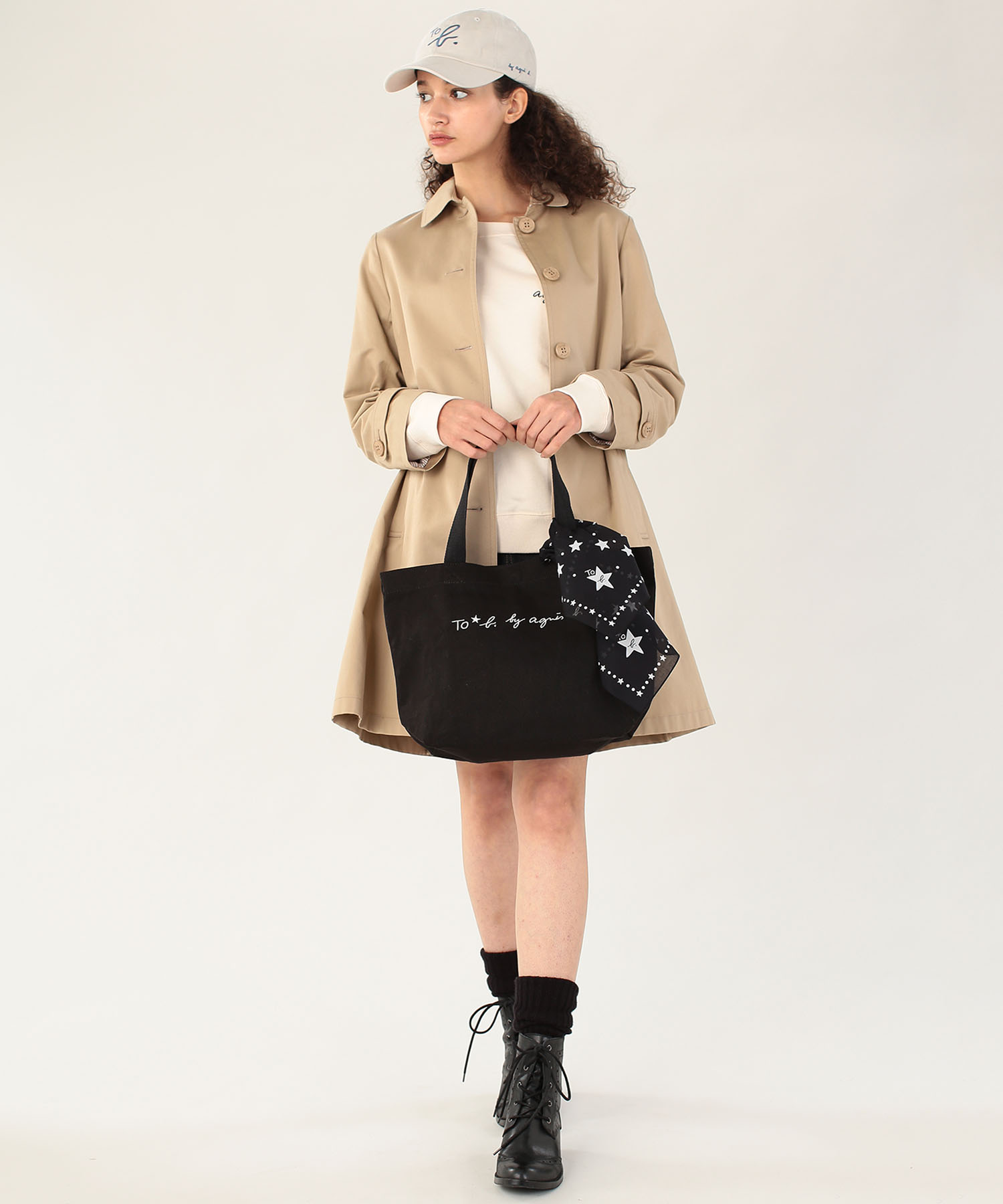 大人気★agnes b. トートバッグ★バイオウォッシュキャンバス org.jpg