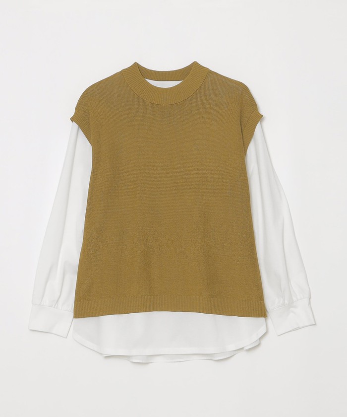 セール 20%OFF】クールファインニットベストレイヤートップス
