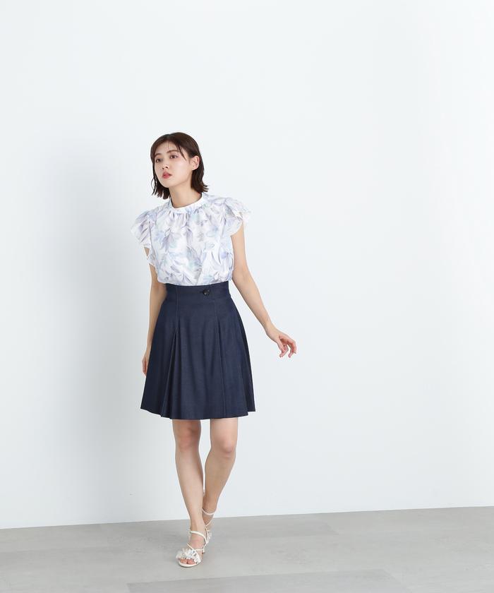 値下げ中　定価13310円　新品　ポケット付きタックプリーツスカート ◇ポケット付きタックプリーツスカート | ジル バイ ジル
