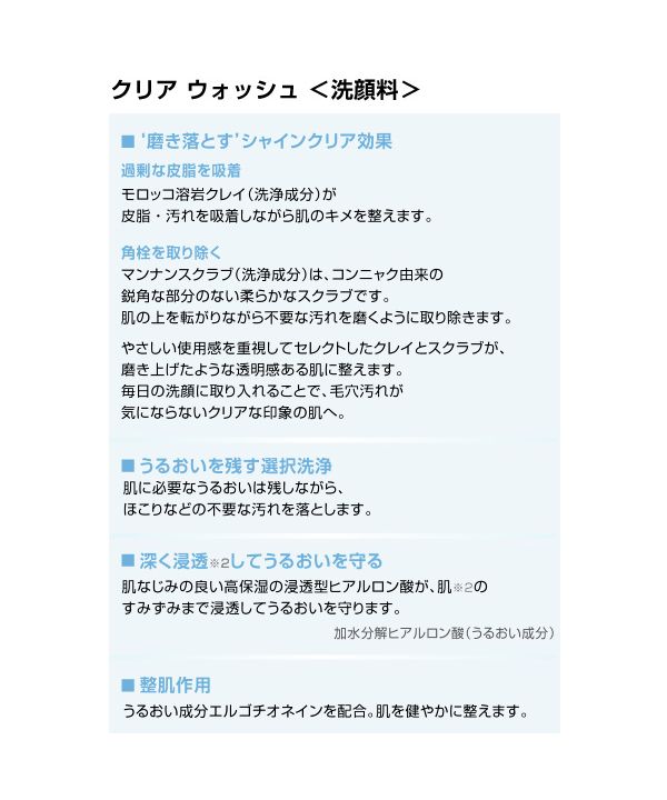 クレンジング リキッド × クリア ウォッシュ ミニ トライアル セット