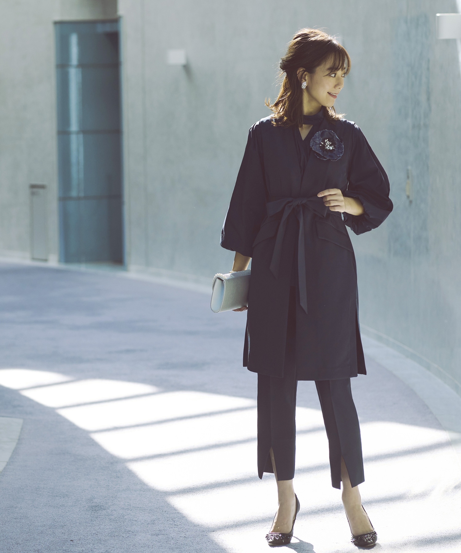 ルイルエブティック RUIRUE BOUTIQUE ロングジレパンツスーツ3点 ルイルエブティック RUIRUE BOUTIQUE ロングジレパンツスーツ3点