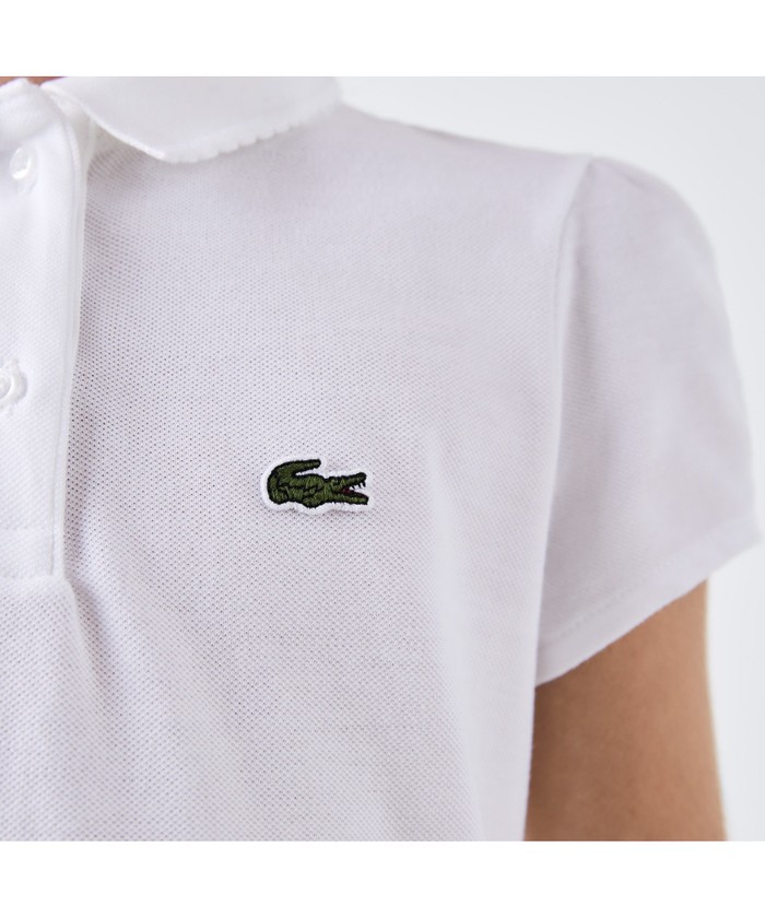 クーポン】ラコステ LACOSTE GIRLS スカラップカラー ミニピケ