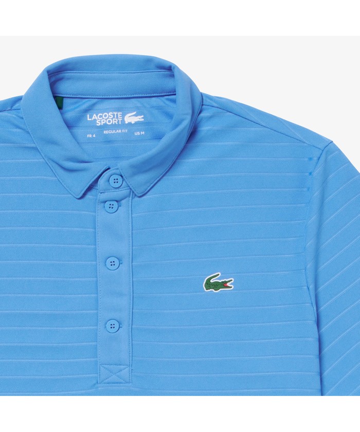 LACOSTE - ジャカードボーダーゴルフポロシャツ LACOSTE セール】 【EC限定】ジャカードボーダーゴルフポロシャツ