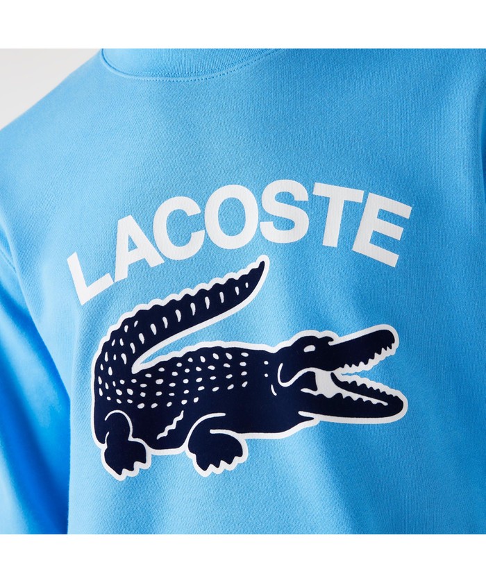 セール】ラコステ LACOSTE ビッグクロックカレッジロゴクルー セール】ラコステ LACOSTE ビッグクロックカレッジロゴクルー