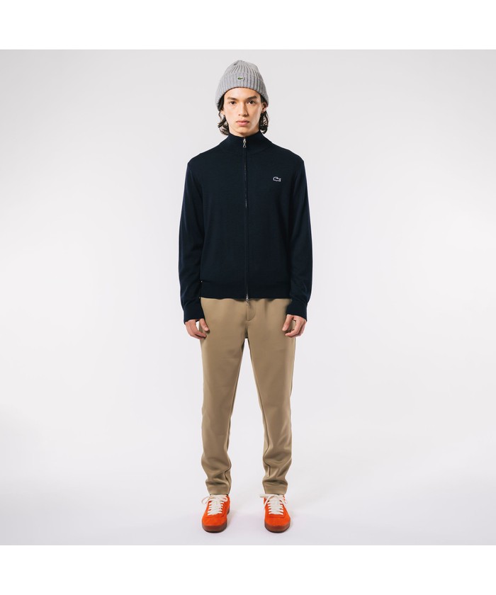 セール】ラコステ LACOSTE ウォッシャブルウールジップアップ