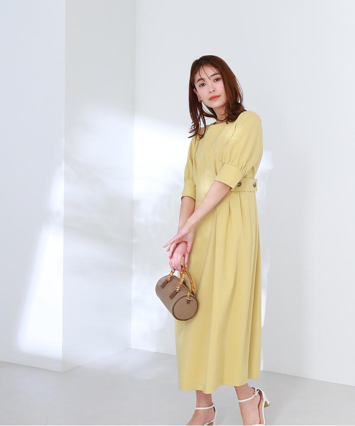 セール 50%OFF】ウエストサイドボタンワンピース(505162218 セール 50%OFF】ウエストサイドボタンワンピース(505162218