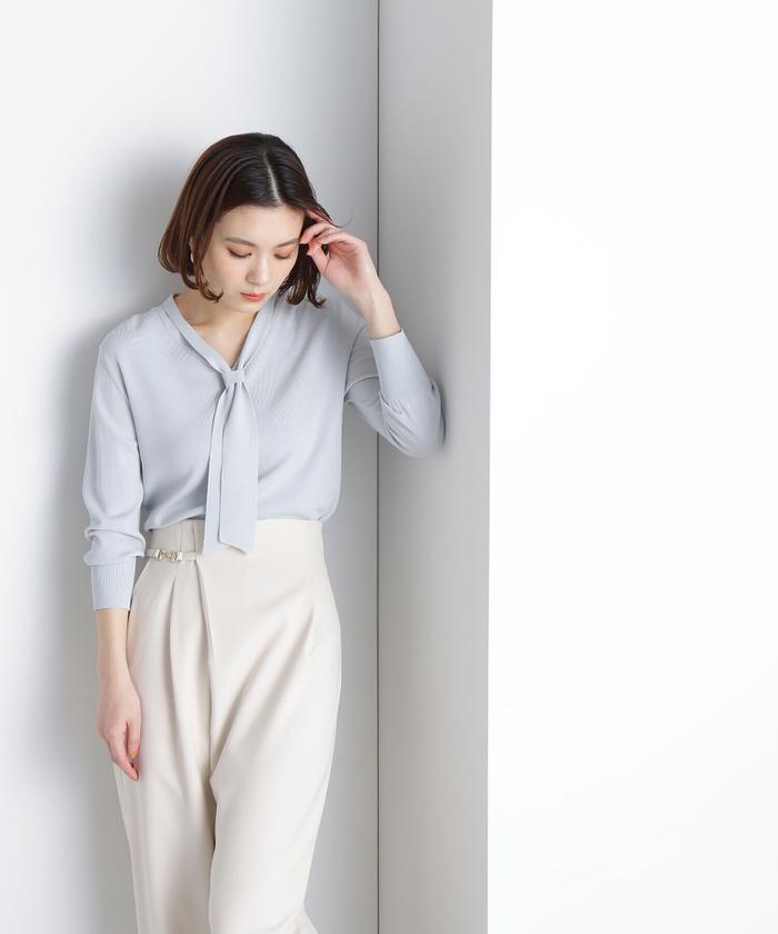 セール 30%OFF】ベーシックボウタイニット(505162227