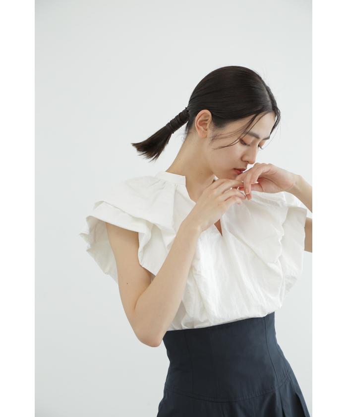 セール 50%OFF】◇タフタフリルブラウス(505177726) | ジル