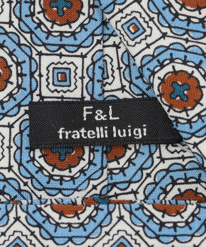 【新品未使用】Fratelli Luigi シルク レジメンタルネクタイ 別注】Fratelli Luigi シルク ネクタイ （ネクタイ