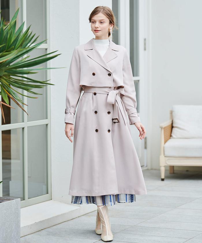 3Wayトレンチコート(505180206) | AND COUTURE(AND COUTURE) - d