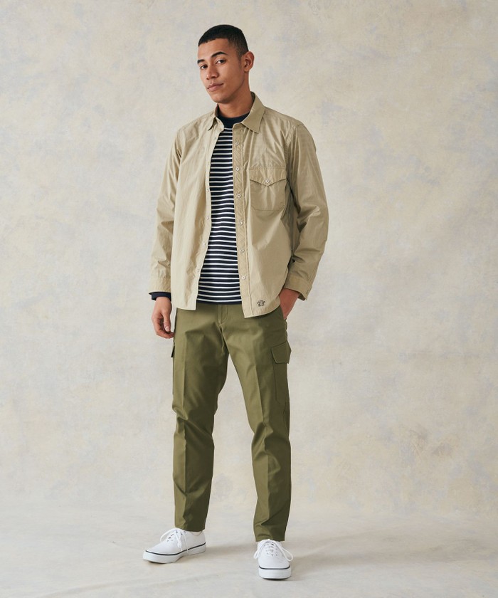 ■美品 パラスパレス 2023SS バックサテンストレッチパンツ 定価2万 リラクシーサテンワークパンツ | パンツ | Apuweiser-riche