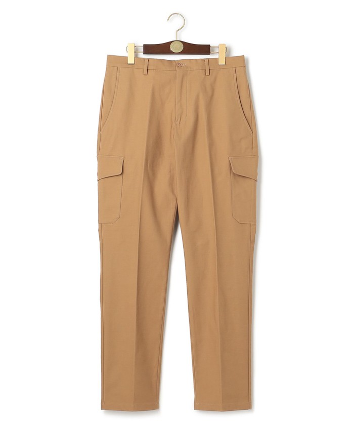 ■美品 パラスパレス 2023SS バックサテンストレッチパンツ 定価2万 セール】バックサテンストレッチカーゴパンツ(505182302) | J