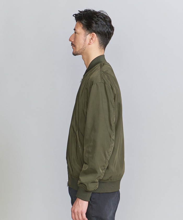 WEB限定 WARDROBE SMART】ライト ツイル MA-1 ブルゾン(505182313
