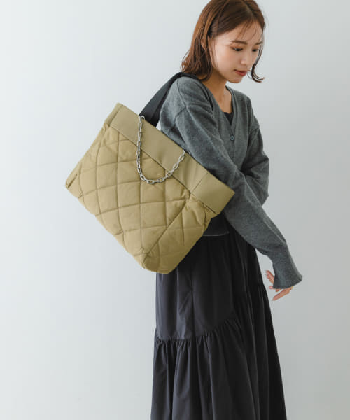 セール 30%OFF】hun RODE SKO Quilting tote キルティングチェーン2way