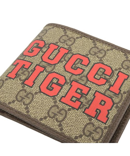 GUCCI グッチ GG スプリーム TIGER 二つ折り財布(505183503 GUCCI グッチ GG スプリーム TIGER 二つ折り財布(505183503