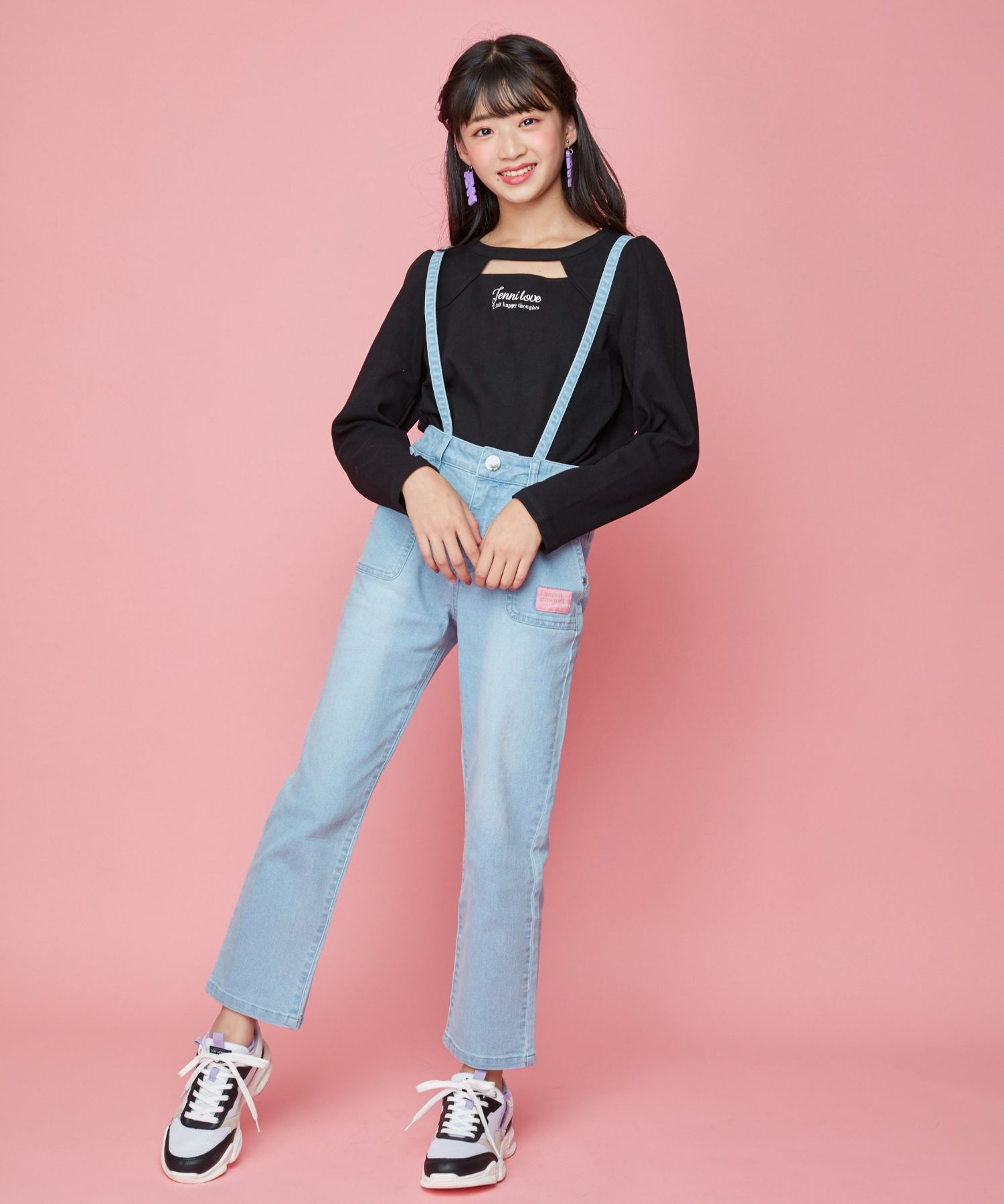 ジェニィラブ JENNI love 前あきテレコトップス(505184610 ジェニィラブ JENNI love 前あきテレコトップス(505184610