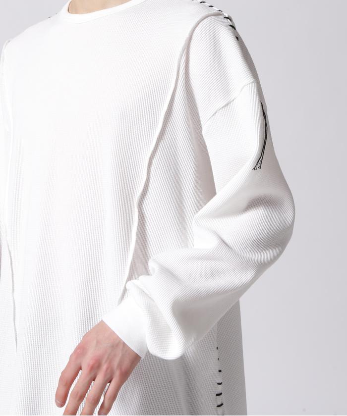 ファッション・ブランド PENPEN Waffle Cutsew (WHITE) RADIO EVA A259 PENPEN Waffle Cutsew（Tシャツ/カットソー