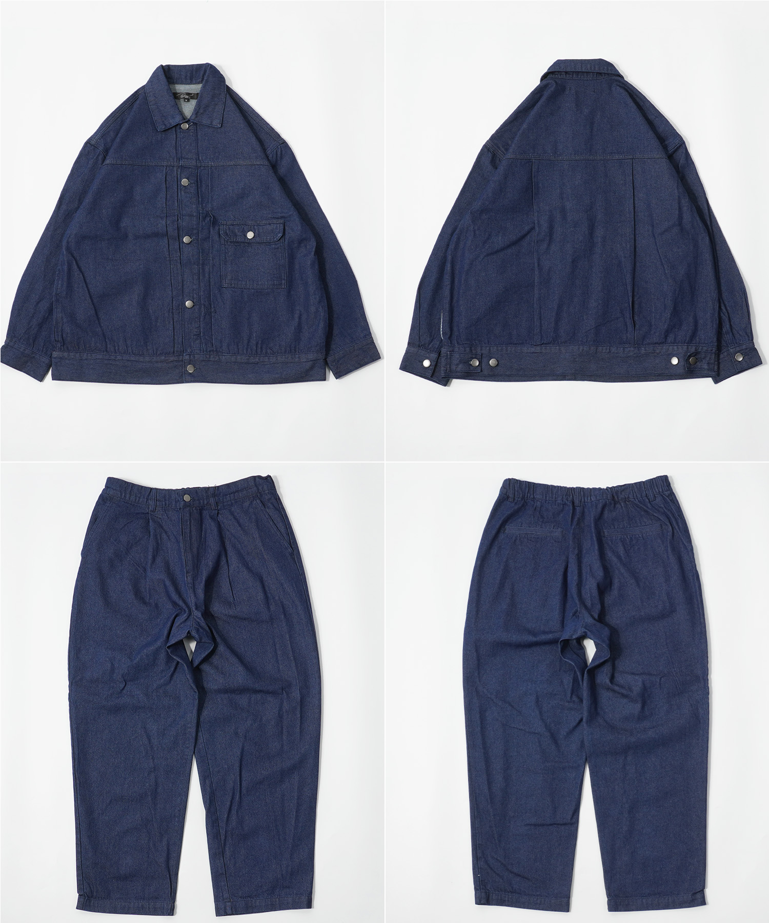 ワンフォークロージング 1111clothing デニム セットアップ ワンフォークロージング 1111clothing デニム セットアップ