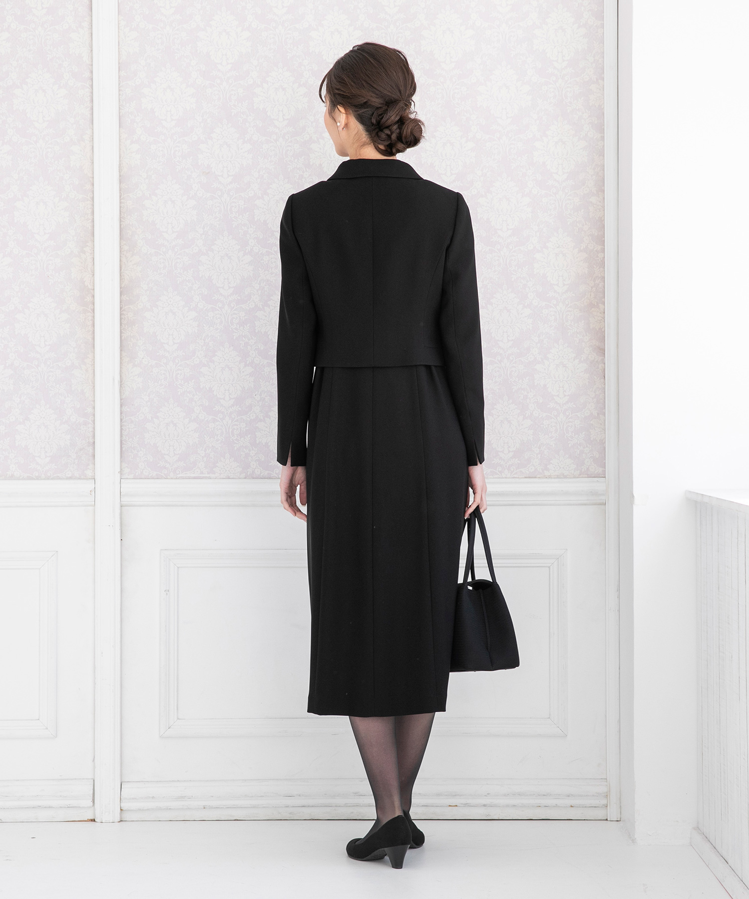 form forma セットアップ 「喪服」「礼服」ショールカラー