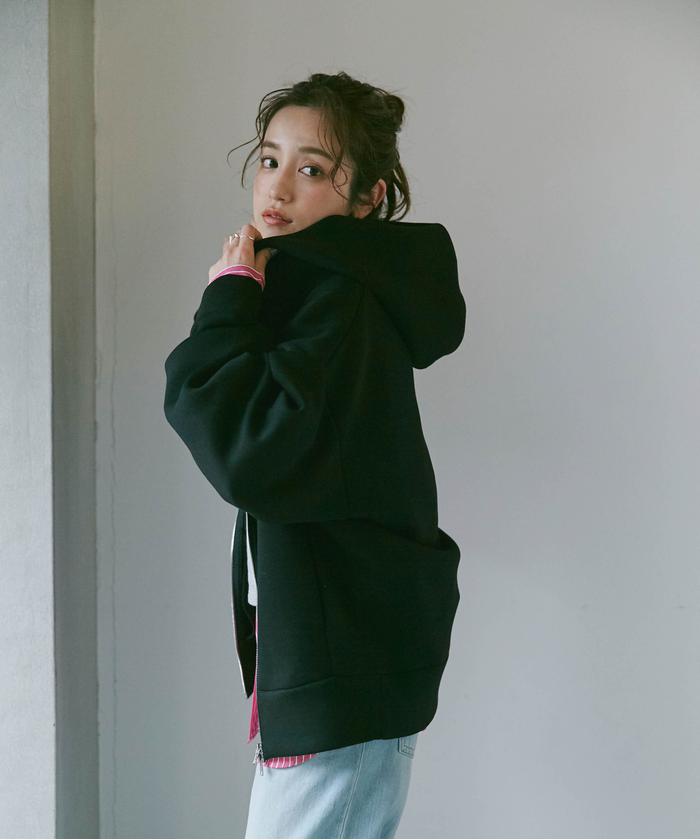 LB.04/WEB限定 テックダンボールダブルジップBIGパーカ男女兼用 LB.04/WEB限定 テックダンボールダブルジップBIGパーカ男女兼用