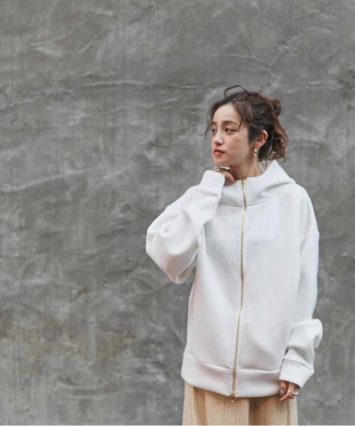 LB.04/WEB限定 テックダンボールダブルジップBIGパーカ男女兼用 LB.04/WEB限定 テックダンボールダブルジップBIGパーカ男女兼用