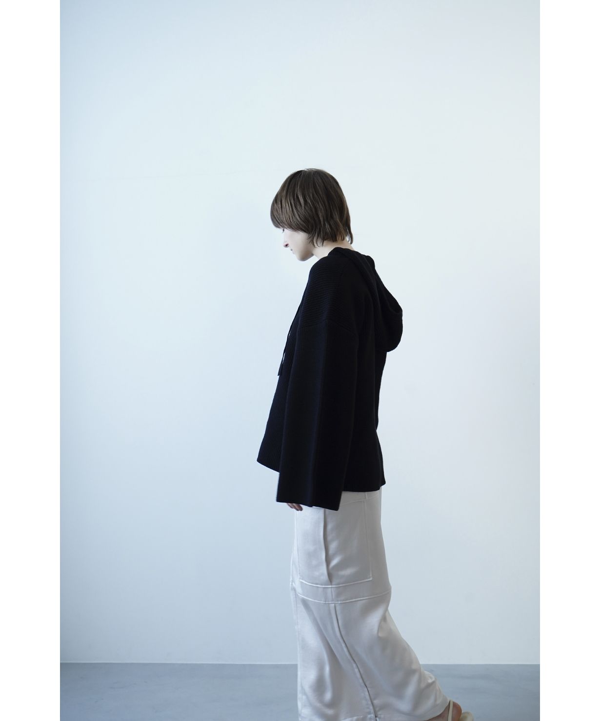 セール 40%OFF】WIDE HOOD KNIT TOPS(505181955) | クラネ(CLANE