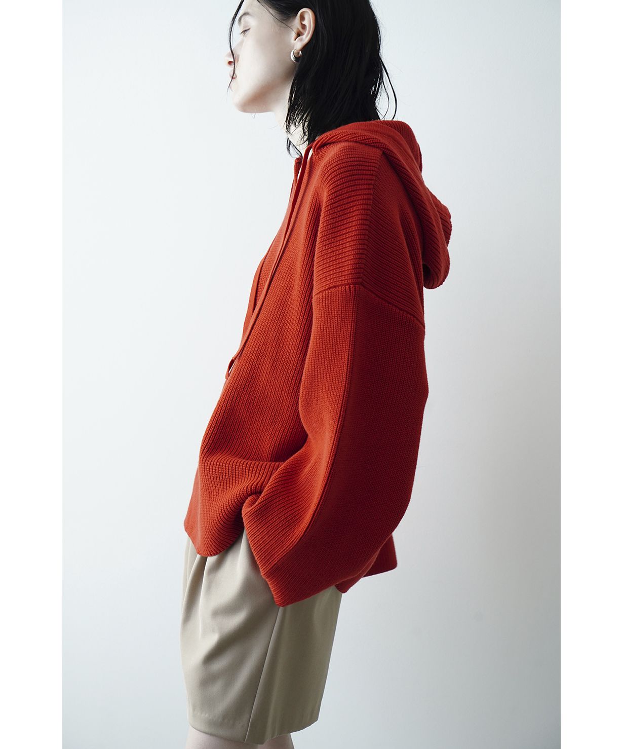 セール 40%OFF】WIDE HOOD KNIT TOPS(505181955) | クラネ(CLANE) - d 