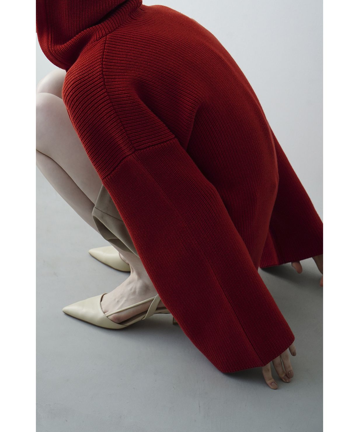 セール 40%OFF】WIDE HOOD KNIT TOPS(505181955) | クラネ(CLANE
