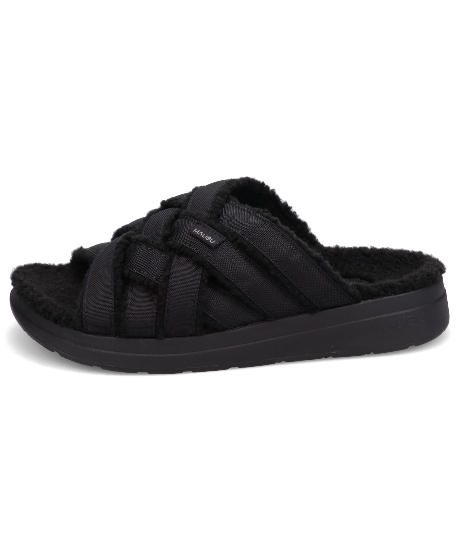 【着用一度のみ】マリブサンダルズ　新品同様　黒 セール】マリブサンダルズ MALIBU SANDALS サンダル スライド