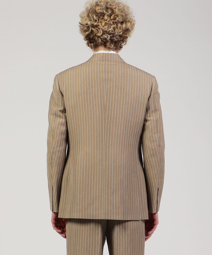 【2025A/W新作★送料無料】 セール】リネンウール ダブルブレステッド6Bスーツ Dormeuil ジャケット・アウター