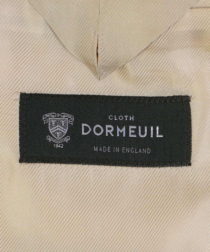 セール】リネンウール ダブルブレステッド6Bスーツ Dormeuil