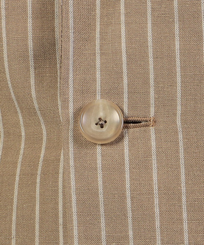 セール】リネンウール ダブルブレステッド6Bスーツ Dormeuil