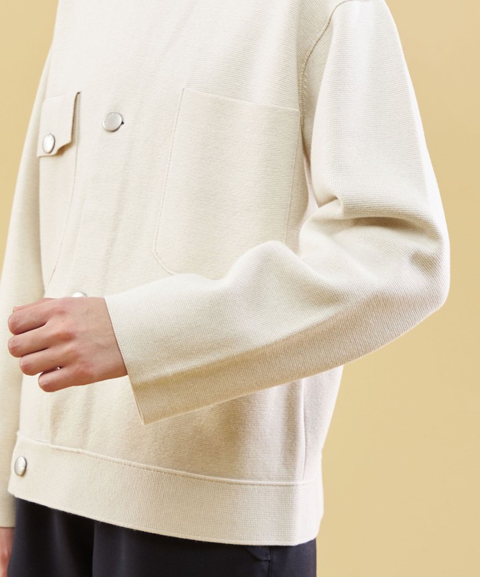 セール 50%OFF】コットンシルクミラノリブ ブルゾン(505188198
