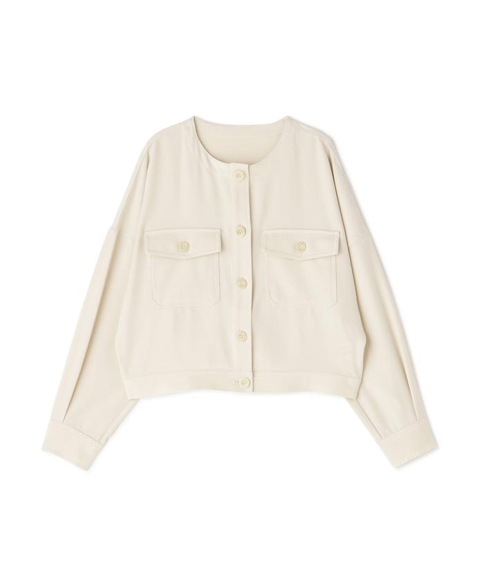 【値下げ】新品☆ナチュラルビューティーベーシック ノーカラー ジャケット＆パンツ kw7317-07_6.jpg