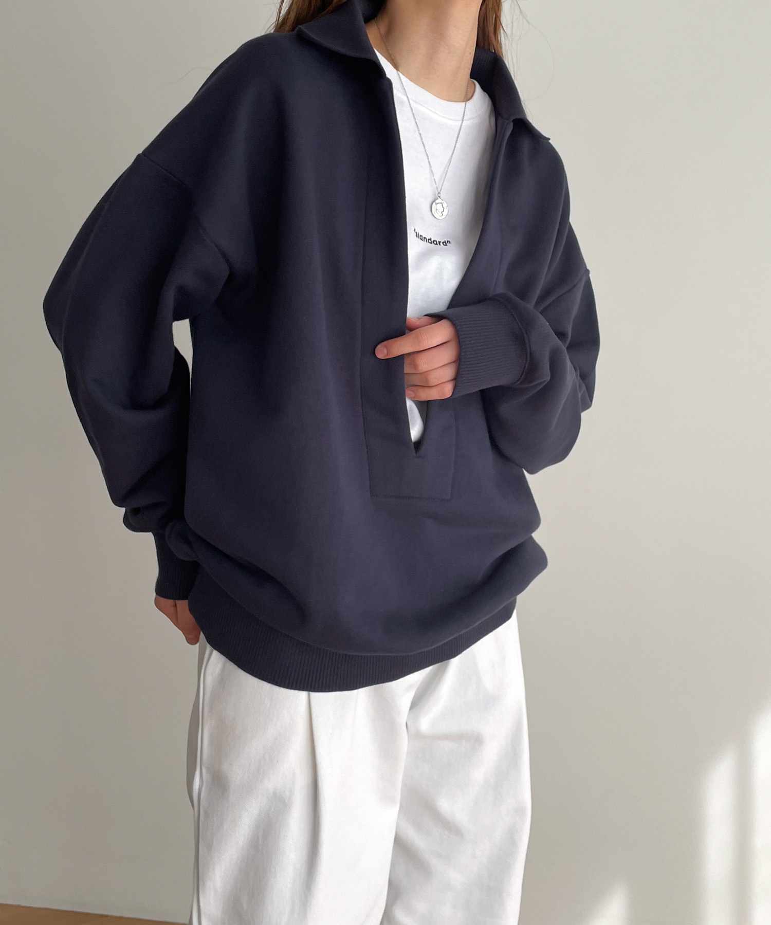 CANALJEAN スキッパースウェットプルオーバー 38 クーポン】キャナルジーン CANAL JEAN RED CHOP WORKS(レッド