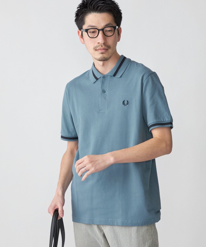 SHIPS別注】FRED PERRY: イギリス製 M2 シングルライン ポロシャツ